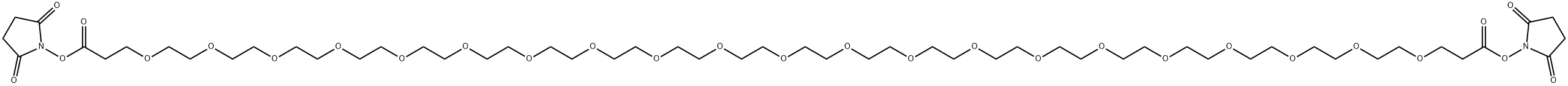 Bis-PEG21-NHS ester Struktur