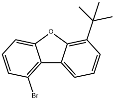 Dibenzofuran, 1-bromo-6-(1,1-dimethylethyl)- Struktur