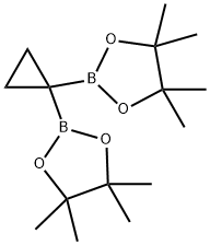 2，2'-(cyclopropane-1，1-diyl)bis(4，4，5，5-tetramethyl-1，3，2-dioxaborolane) Struktur