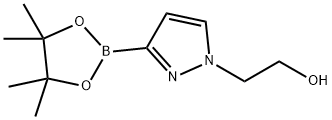 1H-Pyrazole-1-ethanol, 3-(4,4,5,5-tetramethyl-1,3,2-dioxaborolan-2-yl)- Struktur