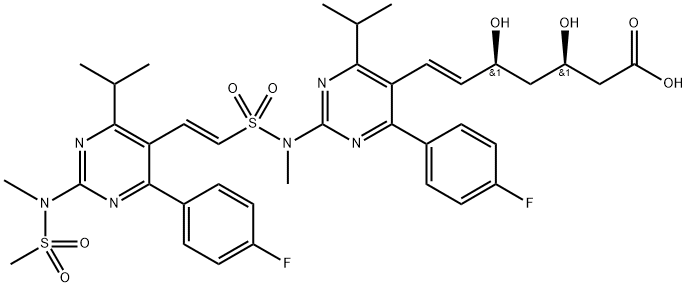 Rosuvastatin Impurity 90 Struktur