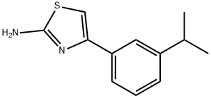 2-Thiazolamine, 4-[3-(1-methylethyl)phenyl]- Struktur