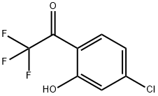 1-(4-chloro-2-hydroxyphenyl)-2,2,2-trifluoroethanone Struktur