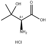 (S)-2-amino-3-hydroxy-3-methylbutanoicacid Struktur