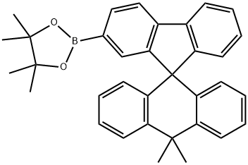 1,3,2-Dioxaborolane, 2-(10,10-dimethylspiro[anthracene-9(10H),9'-[9H]fluoren]-2'-yl)-4,4,5,5-tetramethyl- Struktur