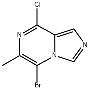 Imidazo[1,5-a]pyrazine, 5-bromo-8-chloro-6-methyl- Struktur