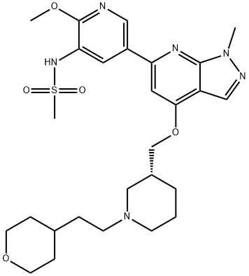 PI3Kdelta inhibitor 1 Struktur