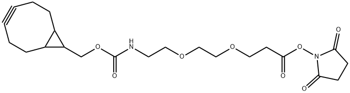 endo-BCN-PEG2-NHS ester Struktur