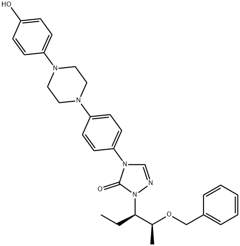 Posaconazole Impurity 36 Struktur