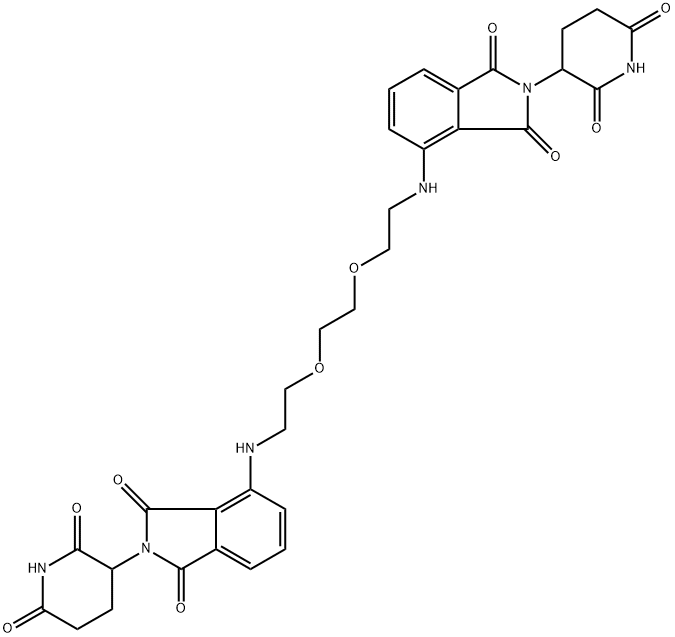 Homo-PROTAC cereblon degrader 1, 2244520-98-5, 結(jié)構(gòu)式