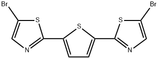 IN1444, 2,5-Bis(5-bromothiazol-2-yl)thiophene Struktur