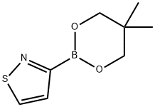 3-(5,5-Dimethyl-1,3,2-dioxaborinan-2-yl)isothiazole Struktur