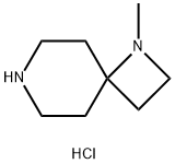 1-methyl-1,7-diazaspiro[3.5]nonane dihydrochloride Struktur