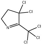 2H-Pyrrole, 4,4-dichloro-3,4-dihydro-5-(trichloromethyl)- Struktur