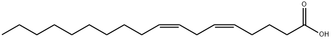 5,8-Octadecadienoic acid, (5Z,8Z)- Struktur