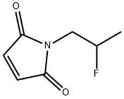 1H-Pyrrole-2,5-dione, 1-(2-fluoropropyl)- Struktur