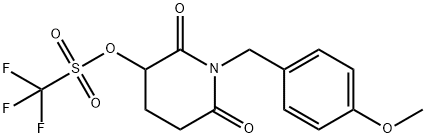 Methanesulfonic acid, 1,1,1-trifluoro-, 1-[(4-methoxyphenyl)methyl]-2,6-dioxo-3-piperidinyl ester