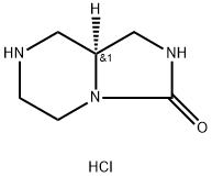 Imidazo[1,5-a]pyrazin-3(2H)-one, hexahydro-, hydrochloride (1:1), (8aS)- Struktur