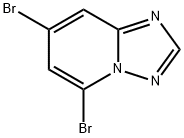 5,7-dibromo-[1,2,4]triazolo[1,5-a]pyridine Struktur