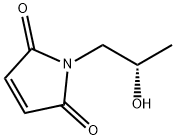 1H-Pyrrole-2,5-dione, 1-[(2S)-2-hydroxypropyl]- Struktur