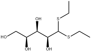 L-Xylose, diethyl dithioacetal Struktur