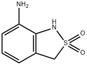 2,1-Benzisothiazol-7-amine, 1,3-dihydro-, 2,2-dioxide Struktur