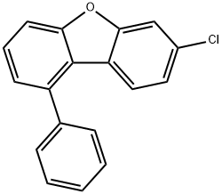 Dibenzofuran, 7-chloro-1-phenyl- Struktur