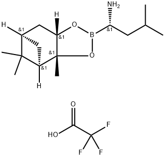 4,6-Methano-1,3,2-benzodioxaborole-2-methanamine, hexahydro-3a,8,8-trimethyl-α-(2-methylpropyl)-, (αS,3aR,4R,6R,7aS)-, 2,2,2-trifluoroacetate (1:1)