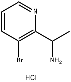 1-(3-BROMOPYRIDIN-2-YL)ETHAN-1-AMINE 2HCl Struktur