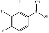 (3-Bromo-2,4-difluorophenyl)boronic acid, 2377609-38-4, 結(jié)構(gòu)式