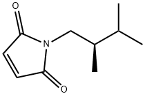 1H-Pyrrole-2,5-dione, 1-[(2R)-2,3-dimethylbutyl]- Struktur