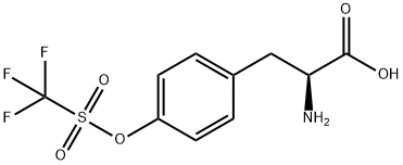 L-Tyrosine, O-[(trifluoromethyl)sulfonyl]- Struktur