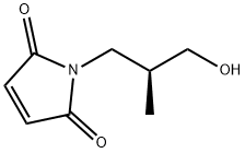 1H-Pyrrole-2,5-dione, 1-[(2S)-3-hydroxy-2-methylpropyl]- Struktur