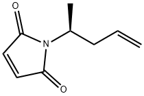 1H-Pyrrole-2,5-dione, 1-[(1S)-1-methyl-3-buten-1-yl]- Struktur