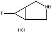 6-fluoro-3-azabicyclo[3.1.0]hexane hydrochloride Struktur