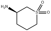 (R)-1,1-Dioxo-hexahydro-1l6-thiopyran-3-ylamine Struktur