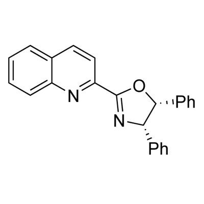 (4S,5R)-4,5-Diphenyl-2-(quinolin-2-yl)-4,5-dihydrooxazole Struktur