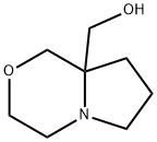 1H-Pyrrolo[2,1-c][1,4]oxazine-8a(6H)-methanol, tetrahydro- Struktur