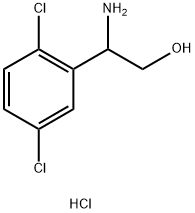 2-Amino-2-(2,5-dichlorophenyl)ethanol hydrochloride Struktur