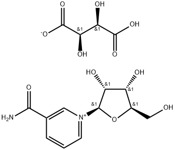 Nicotinamide riboside tartrate Struktur