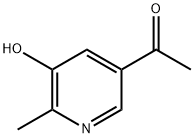 1-(5-Hydroxy-6-methyl-3-pyridinyl)-ethanone Struktur