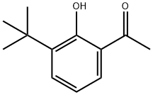 1-[3-(1,1-Dimethylethyl)-2-hydroxyphenyl]ethanone Struktur