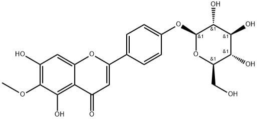 Hispidulin 4'-O-β-D-glucopyranoside