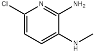 2,3-Pyridinediamine, 6-chloro-N3-methyl- Struktur