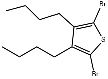 Thiophene, 2,5-dibromo-3,4-dibutyl- Struktur