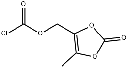 (5-Methyl-2-oxo-1,3-dioxol-4-yl)methyl carbonochloridate Struktur