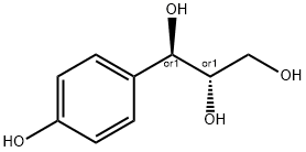 erythro-1-(4-Hydroxyphenyl)propane-1,2,3-triol Struktur