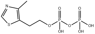 4-Methyl-5-oxyethyl Thiazol Diphosphate Ammonium Salt Struktur