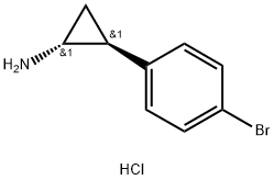 trans-2-(4-Bromo-phenyl)-cyclopropylamine hydrochloride Struktur