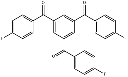 Methanone, 1,1',1''-(1,3,5-benzenetriyl)tris[1-(4-fluorophenyl)- Struktur